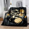 Astronaut Universe Spaceman 3D Outer Space Cartoon Blanket,Soft Throw Blanket for Home Bedroom Bed Sofa Office Cover Blanket Kid