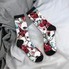 Demons Masks Socks Spring Anime Print Stockings Kawaii Men High Quality Socks Graphic Cycling Anti Skid Socks