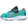 Asics CONTEND 9 TS Buty do biegania Rozmiar 403 2E, 1014A339, Junior, (Fale Turkusowo-Czarna), 13.0 cm,