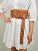 Wind Ladies Wide Belt Retro Elastic Elastic Waist Seal Dress Waist Decoration