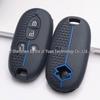 Four-Button Silicone Car Key Cover for Suzuki Celerio, Jimny, Swift, Vitara - Full Coverage, Anti-Drop.
