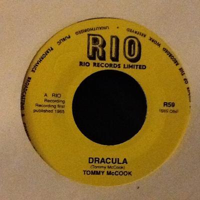 7inch Record TOMMY MCCOOK SPECIAL AGENT Dracula R59 Rio UK Reggae Ska Dub Used