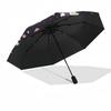 1pc Cute Cartoon Bat Night Sky Umbrella with Plastic Handle,Suitable for All Seasons Home Travel Outdoor UmbrellaDD1373