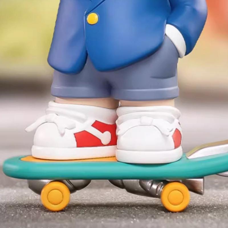 New POP MART DIMOO Conan Edogawa Famous Detective Trendy Figures 16cm PPMT-2307-0026