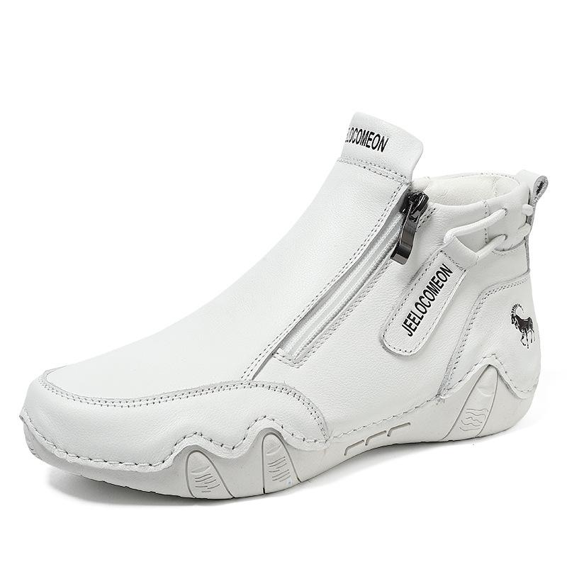 

Популярные теплые ботинки Мартина женские кожаные большого размера хлопковые туфли независимая станция высокий верх износостойкие уличные повседневные туфли 35