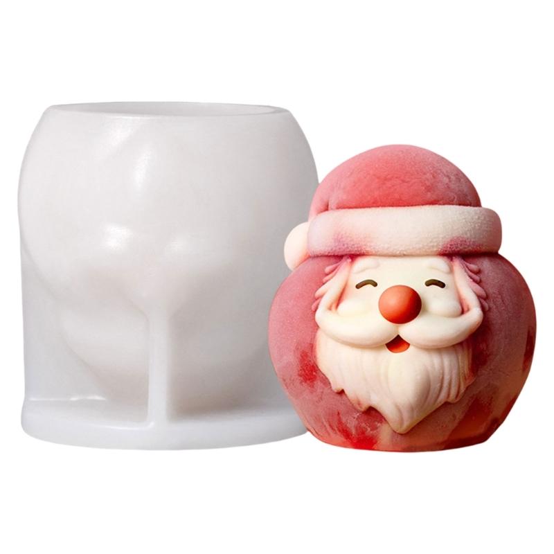 Christmas Santa Silicone Molds Mousses Cake Decorating Molds Baking Tool