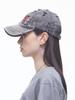 DILETTANTISME Distressed Denim Metal Cap (Gy)