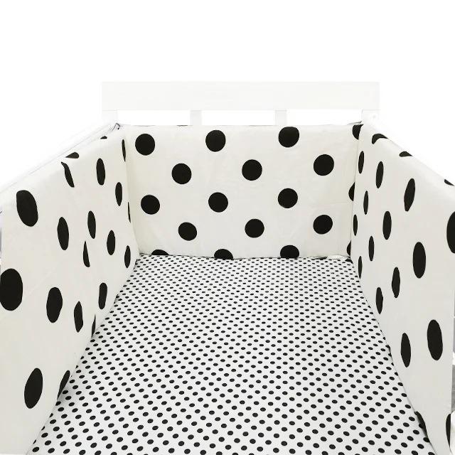 Cross-Border All-Cotton Baby Bed Surround: Removable, Washable, Anti-Collision, Anti-Pinch Guardrail