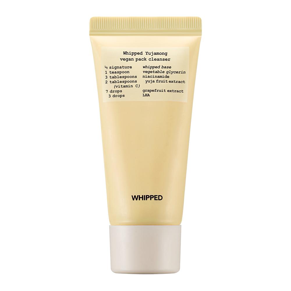 WHIPPED Nettoyant Vegan Pack 25g (3 types) (Arbre à tasses/Beurre de figues/Pamplemousse Yuja)