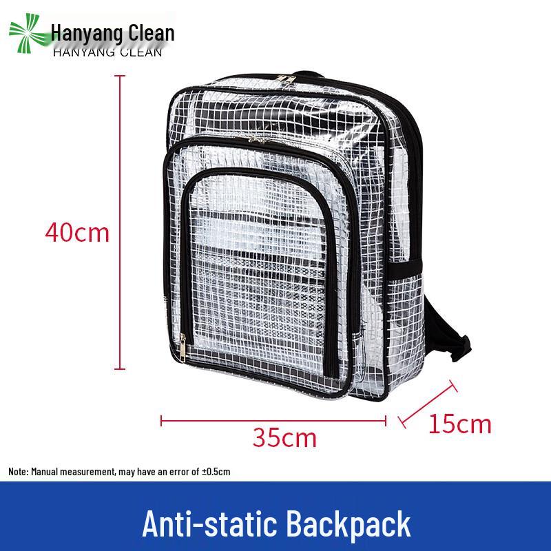 HANYANGCLEAN Anti-static Transparent Cleanroom Backpack