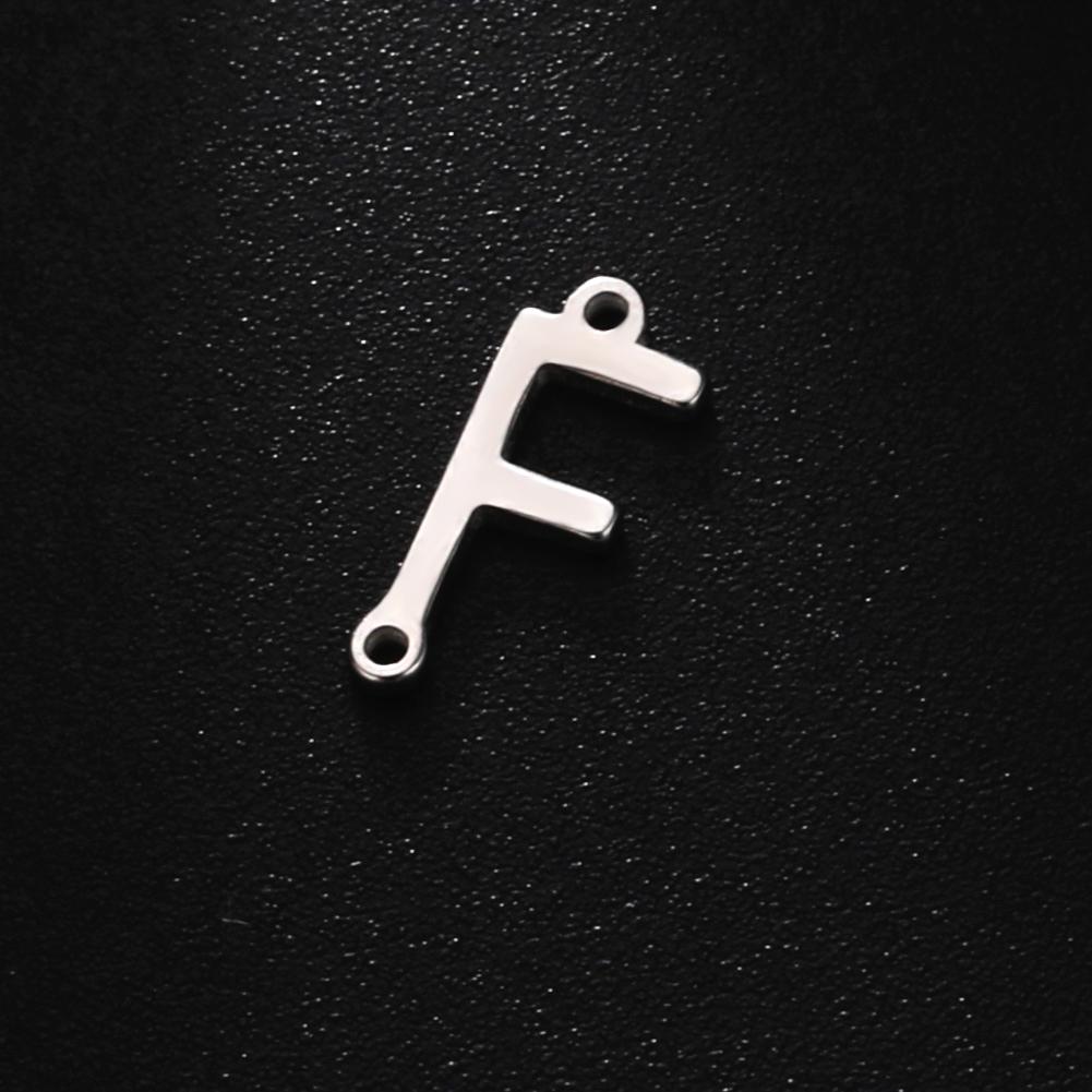 Cazador 5 Pcs/Lot Stainless Steel Gold Color Capital Letter DIY Charms for Jewelry 26 A-Z Alphabet Pendant for Necklace Bracelet