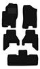 Black Velour Floor Mats For: Nissan Pathfinder 7-seater (before Facelift) (2005-2010)