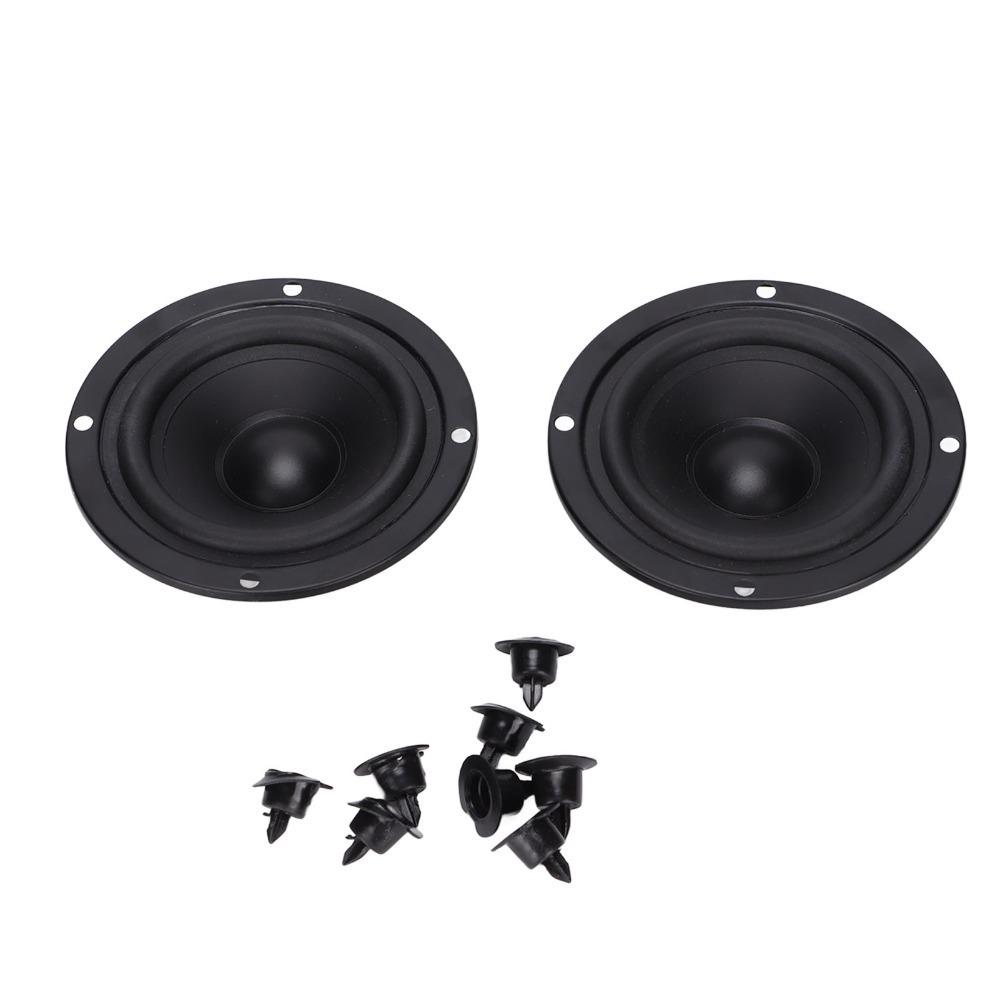 

2PCS Enhance The Bass Effect DIY Woofer Diaphragm 92*92*22mm Booster Speaker Sound Enhancement чёрный