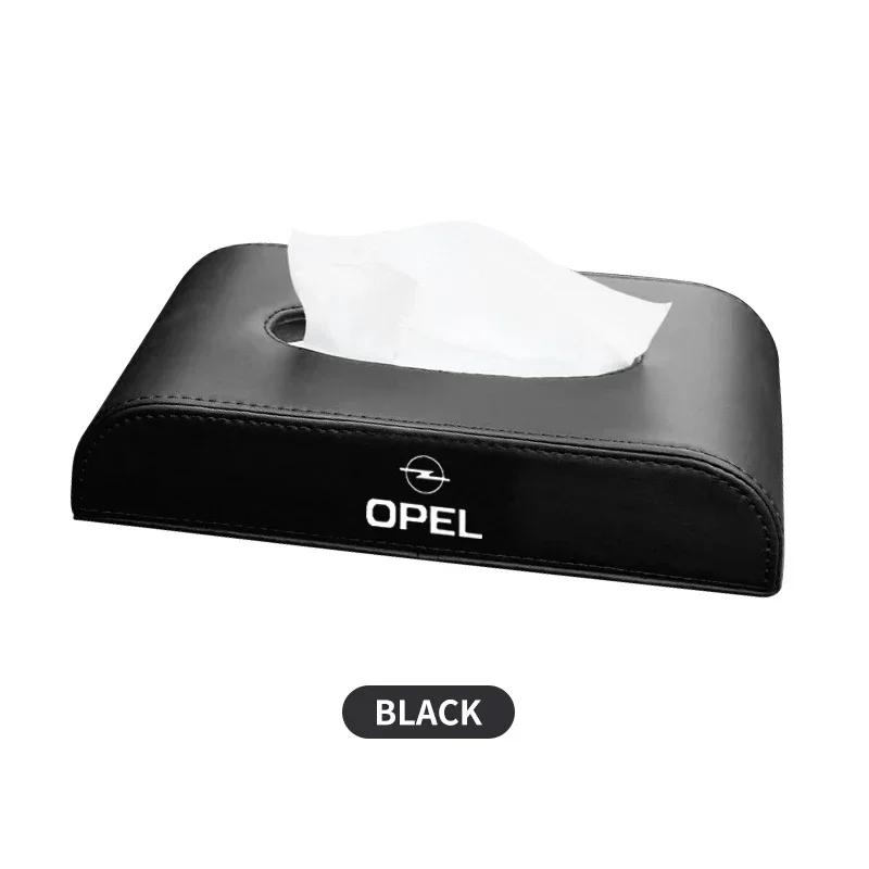 1pc Leather Supplies Seat-type Center Console Car Tissue Box For Opel Astra Insignia Mokka Zafira Corsa Vectra Antara Meriva FG8