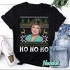 Blanche Ho Ho Ho Christmas Golden T-Shirt, Ho Ho Ho Christmas Shirt, Blanche Devereaux Shirt, The Golden Girls Shirt, Christmas Shirt