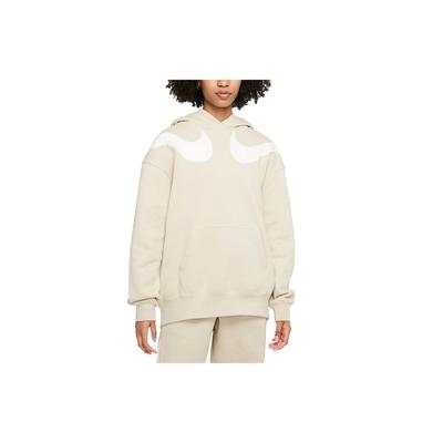 Moletom com Capuz Swoosh Feminino Tops Bege DD5581-206