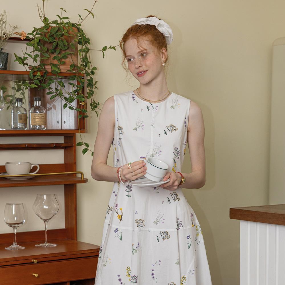 Deondeulob Dd_Elegant Garden Dress_White