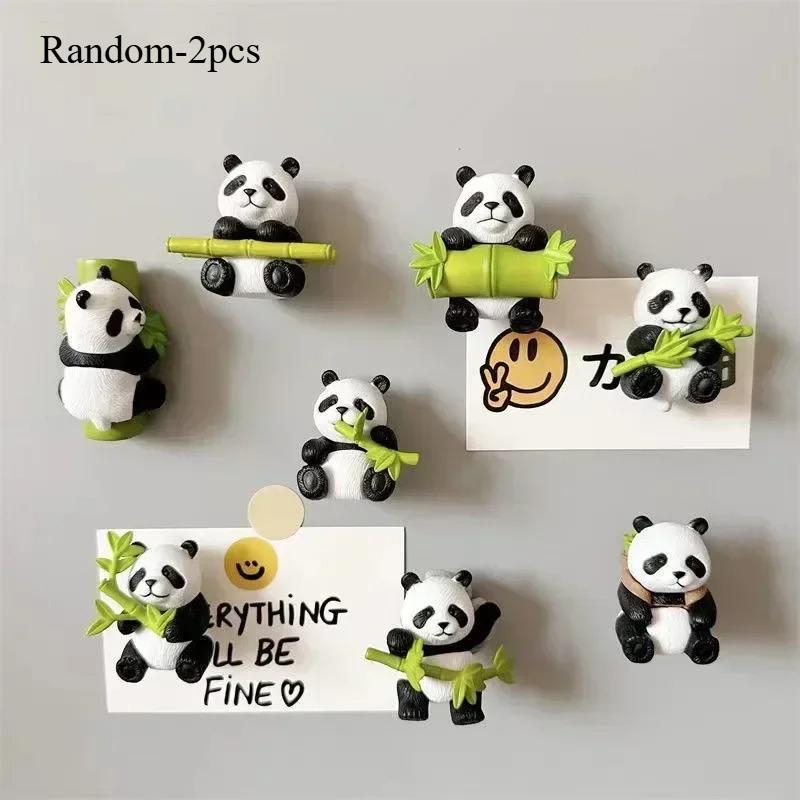 

Panda Refrigerator Magnet 3D Three-dimensional Home Creative Magnetic Decoration Chengdu Tourist Souvenir Panda Home Decoration