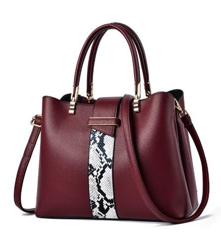 Handing Tassel Ornament Handbags Trendy Patchwork Color Shoulder Bag for Women Middle Totes Purse Office Lady Crossbody Bags