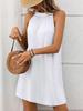 2025 Cross-Border Sleeveless Round Neck Halter Dress for Women