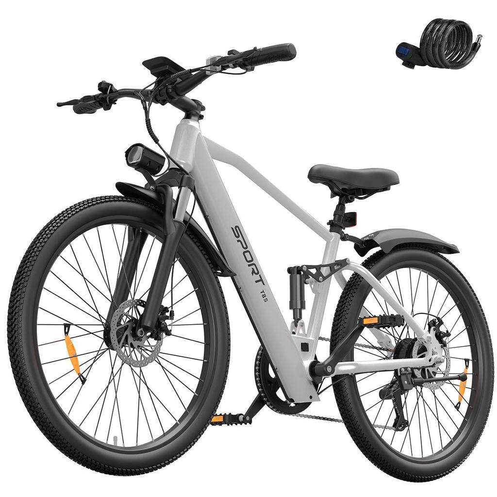 TOOFLY T8S Adult Electric Bike 41KM/H Max Speed 48V9.9Ah Battery City Commuting E-Bike 26*1.95 Inch Tire Adults Electric Bicycle