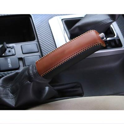 LEXLEYS Genuine Leather Side Brake Cover for Toyota Land Cruiser Prado 150 Series Leather Key Cover Side Brake Interior Custom Part X (Late Model) -