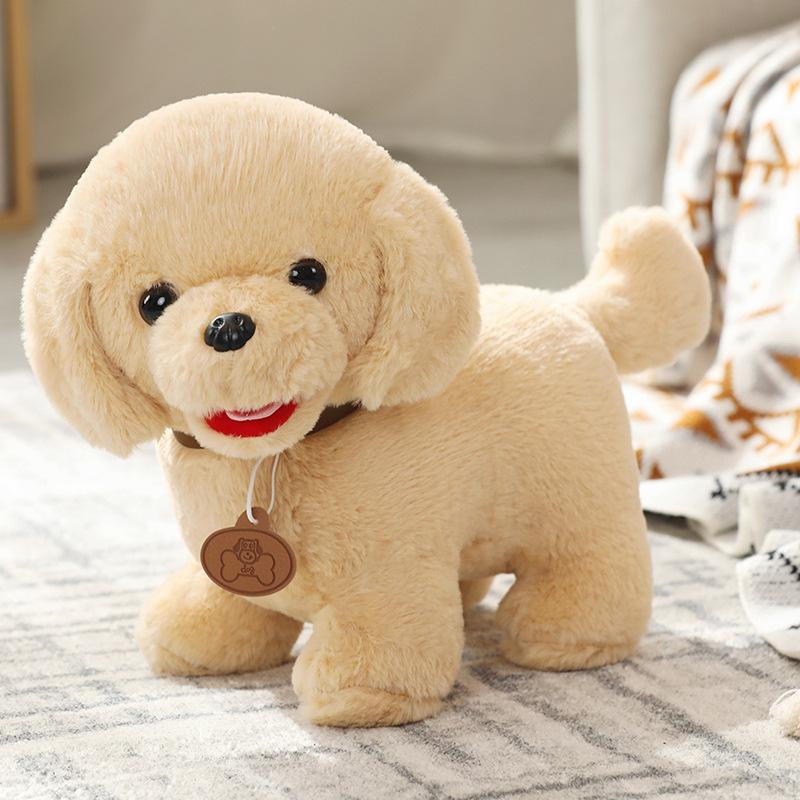 Cute Simulation Puppy Dog Doll Plush Toy Standing Teddy Dog Husky Doll Children Soothing Rag Doll