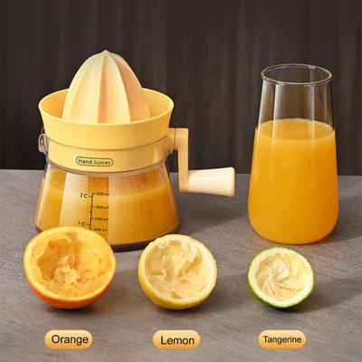 Manual Citrus Juicer with Reamer Heavy-Duty Orange Lemon Squeezer for Fresh Juice Dishwasher Safe Portable Citrus Juicer Tool for Home Kitchen