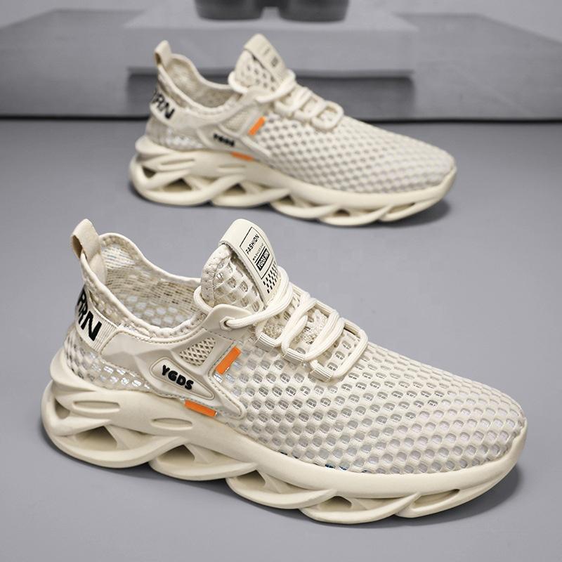Nouvelles Chaussures Décontractées Confortables Hommes Nouvelle Mode Maille Respirante Semelles Intérieures EV Baskets Chaussures de Sport Running Hommes