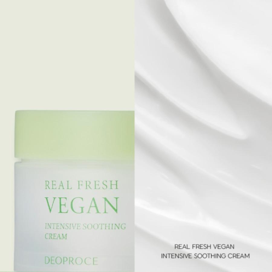 DEOPROCE Real Fresh Vegan Intensive Soothing Cream 100g