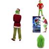 Movie-inspired Grinch Costume Suit For Masquerade Costume Parties
