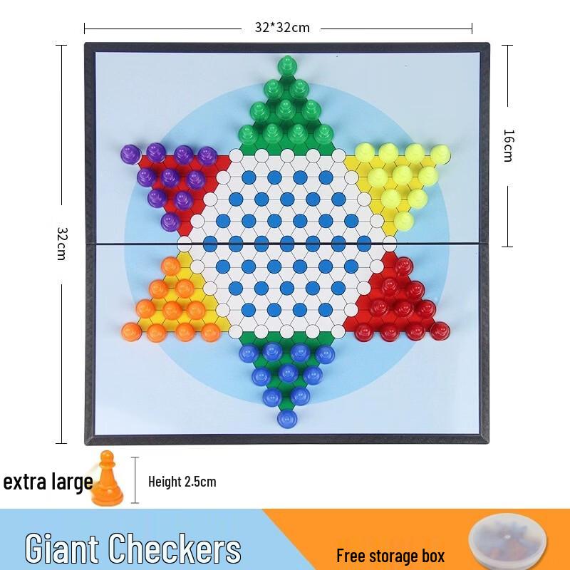 Mussels Extra Large Magnetic Checkers Game