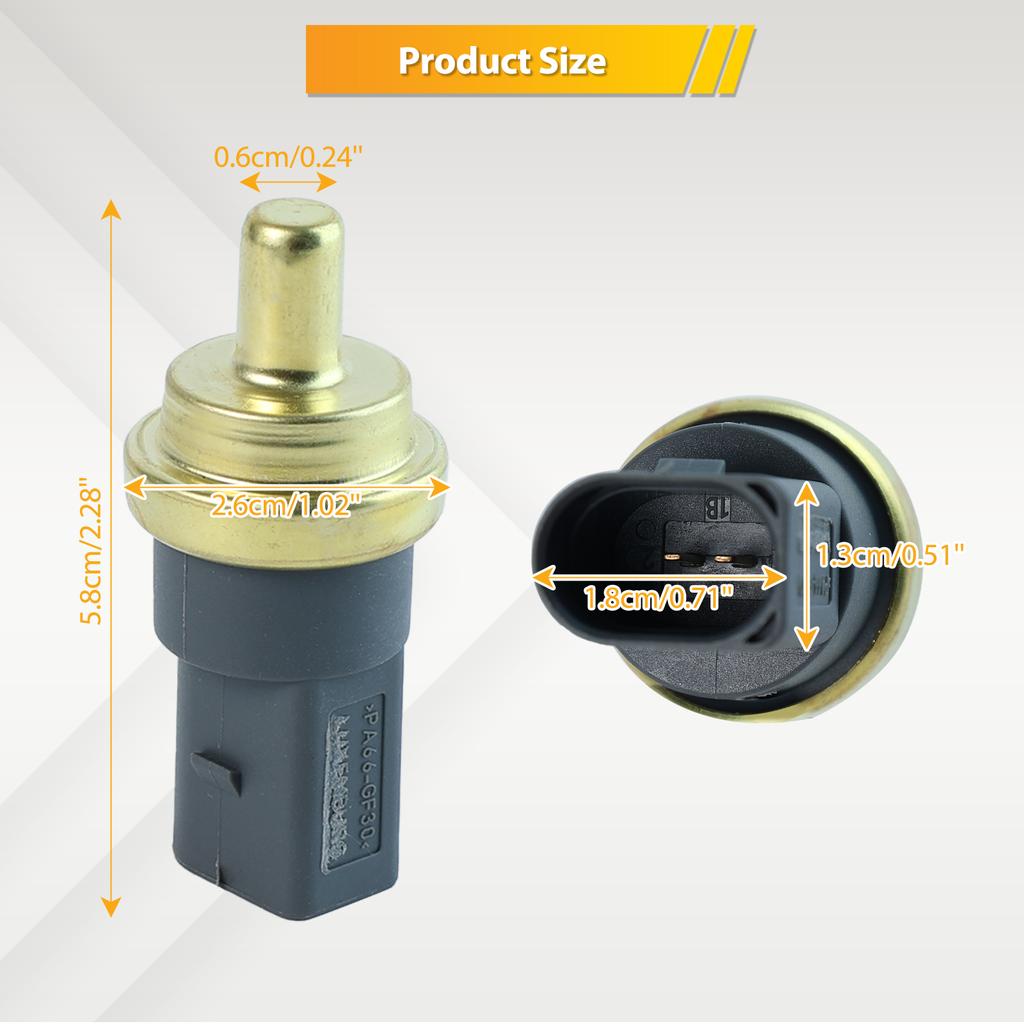 Kühlmitteltemperatursensor Für Skoda A1 A3 A4 A5 A6 A7 A8 Q3 Q5 Q7 TT R8 VW Jetta Golf Passat Sitz 06A919501A 06A 919 501A