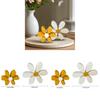 Wooden Creative Yellow White Daisy Decor Set For Spring Home Atmosphere
