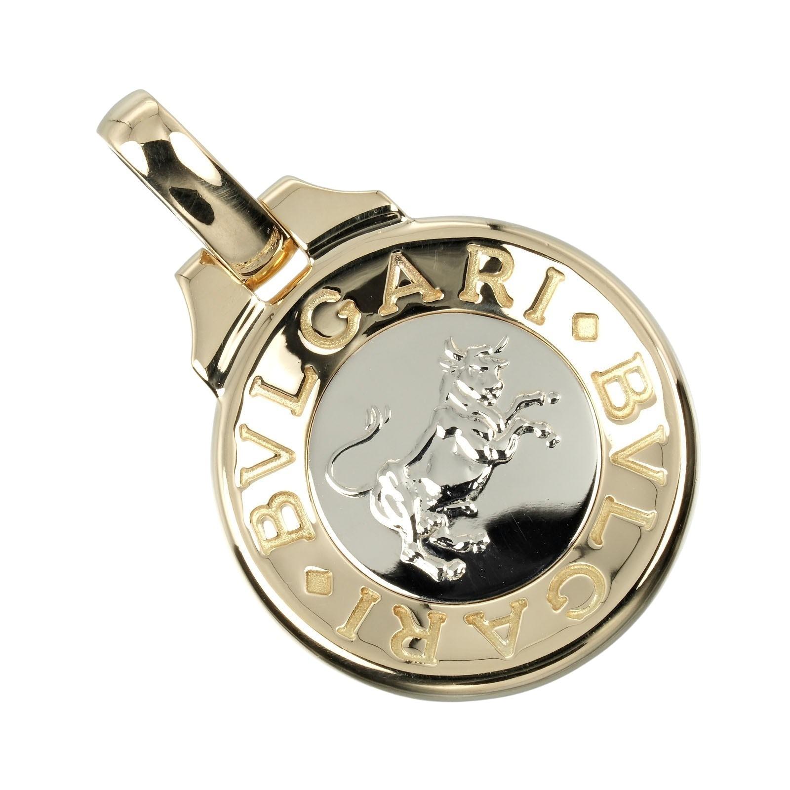 

BVLGARI Horoscope Taurus Pendant top K18 yellow gold/K18 white gold 17.75g Women Used