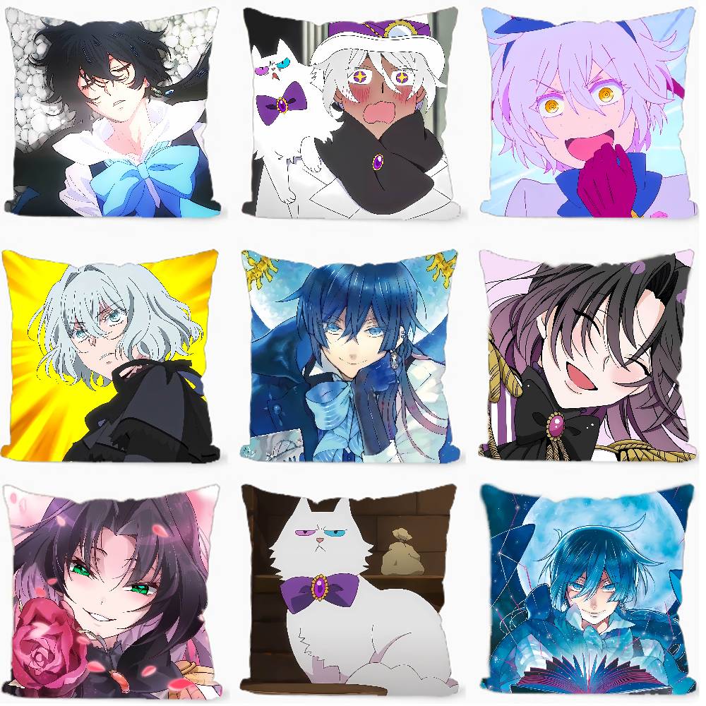 Anime The Case Study Of Vanitas Funny Pillow Case For Sofa Decor Car Office Room Printing Cushion Cover Decorations And