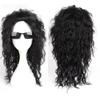 Michael Jackson Cosplay Wig With Long Curly Hair For Stage Performances And Dress Up