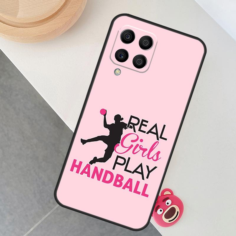 Stylish Playing Handball Case For Samsung Galaxy M14 M34 M54 M33 M21 M31 M16 M36 M56 M53 M13 M12 M32 M52 M15 M55 M35