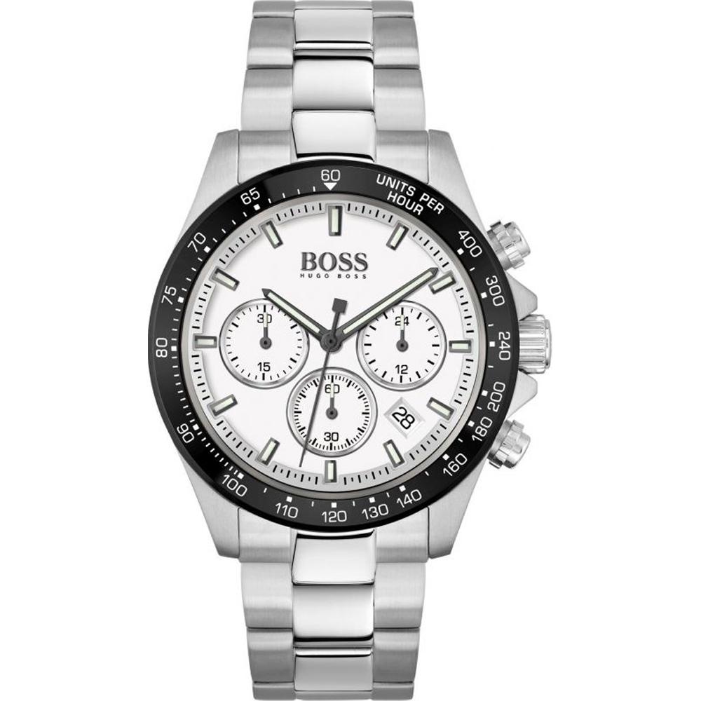 BOSS Hero Black Dial Silver Metal Men s Quartz Watch 1513875 чёрный