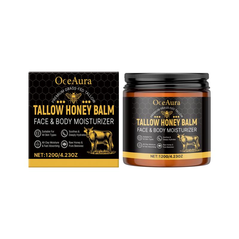 Hydrating OceAura Tallow Honey Balm Body Cream Nourishing Moisturizer Deep Firming Lifting For Dry Sensitive Skin