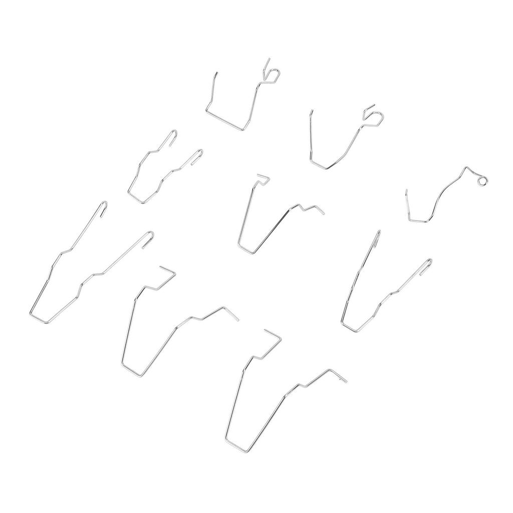 9pcs Bulb Retaining Spring Clips Universal Stainless Steel Headlight Dip Dipped Beam Bulb Holder Clips for H1 H3 H4 H7