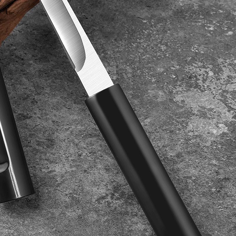1Pc Portable Edc Pocket Knife Stainless Steel Sharp Fruit Knife Kitchen Steak Knife Barbecue Knife