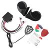 Electronic Horn System 12V 150dB Alarm Sound Remote Control Universal Fit for Car Sedan Truck SUV