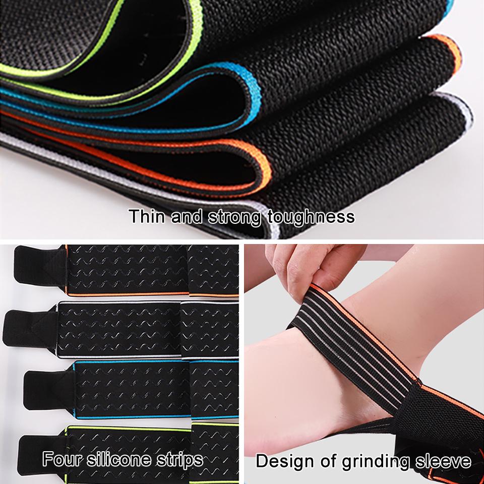 GTUBIKE 1PCS Professional Elastic Ankle Support Brace Sports Strain Wraps Bandages Weave Ankle Protector for Fitness Basketball