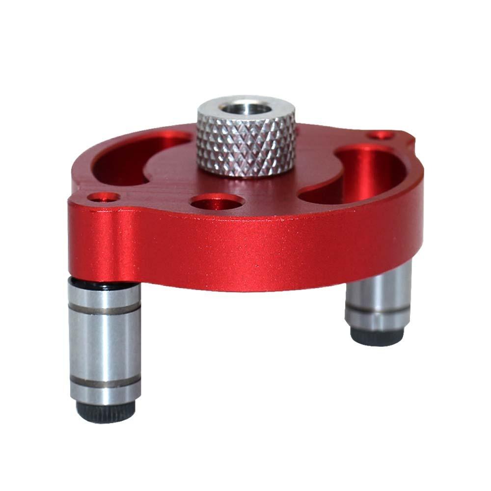 Aluminum Hole Puncher Locator 3-10mm Vertical Hole Jig New Wood Splicing Drill Woodworking Tools