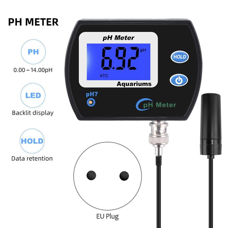 A20F-Accurate PH Meter For Aquarium Multi-Parameter Water Quality Monitor Online PH Monitor Acidometer