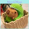 Crocodile In Capybara Suit Plush Doll Soft Stuffed Toy With Pp Filling Cotton