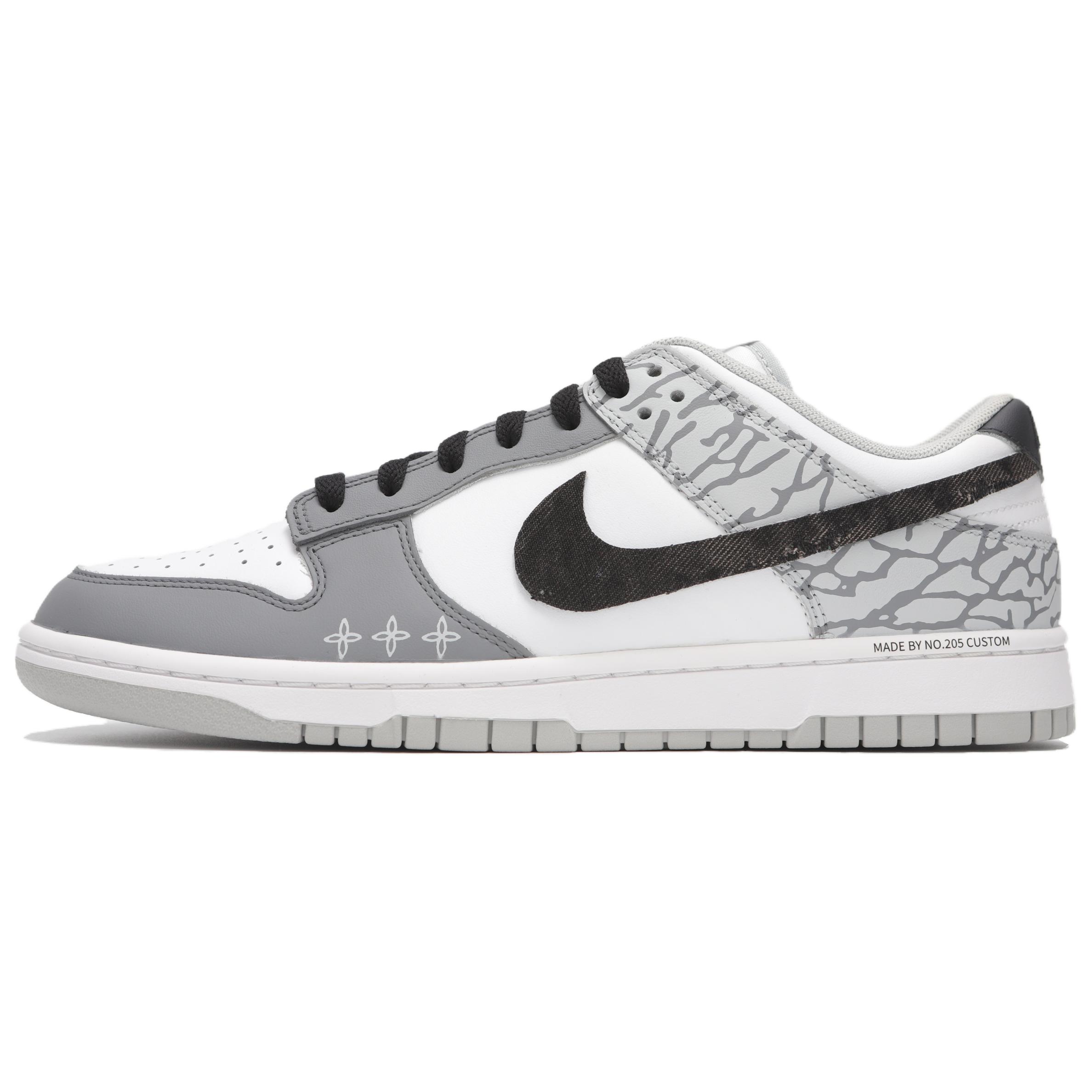 

Nike Dunk Low top Skateboard Shoes Men s Black Gray HF5441-105(Team24-) 43