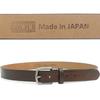 Fineplus EDWIN Belt, 0111222, 33mm X 117cm, Made In Japan, Cowhide Leather, Plain