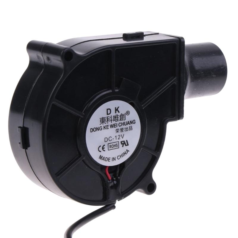 12V 7530 Soffiatori d'Aria Elettrici per Cottura Accendifuoco Ventola BBQ con Condotto d'Aria da 2,7 cm Ventola da Cottura Strumenti per Fornelli